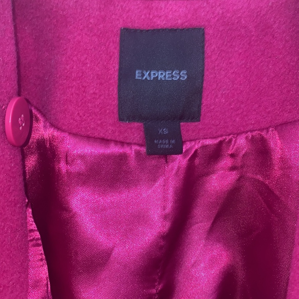 EXPRESS peacoat, women’s XS - Picture 5 of 9